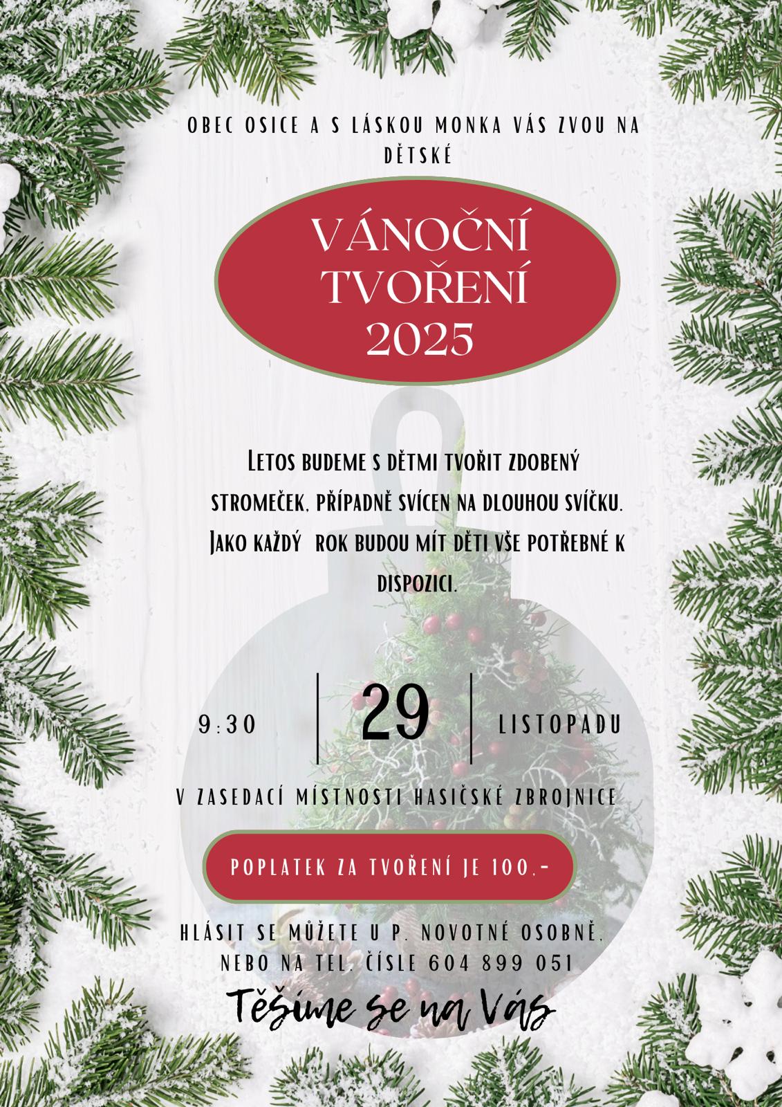 Vánoční tvoření pro děti